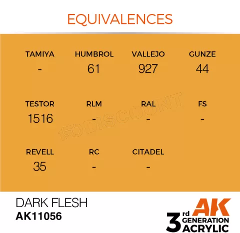 Photo de Ak Interactive Pot de Peinture - Dark Flesh (17 ml)