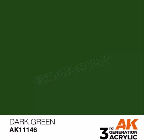 Photo de Ak Interactive Pot de Peinture - Dark Green (17 ml)