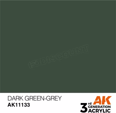 Photo de Ak Interactive Pot de Peinture - Dark Green-Grey (17 ml)