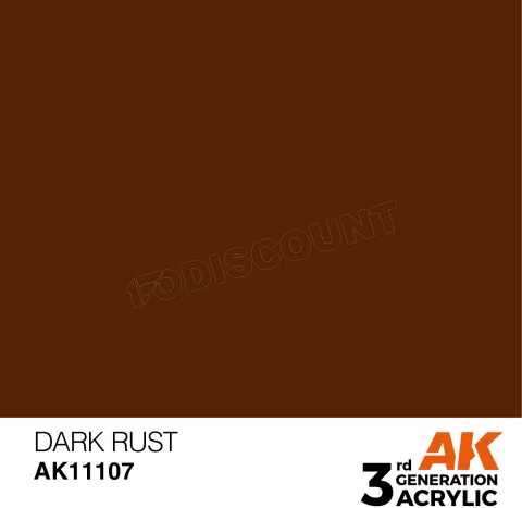 Photo de Ak Interactive Pot de Peinture - Dark Rust (17 ml)