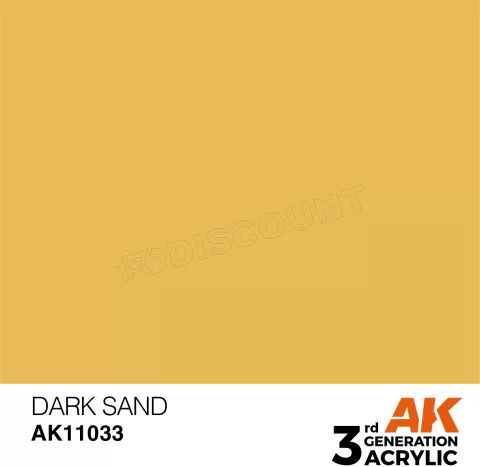 Photo de Ak Interactive Pot de Peinture - Dark Sand (17 ml)