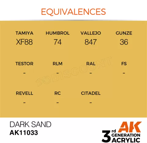 Photo de Ak Interactive Pot de Peinture - Dark Sand (17 ml)