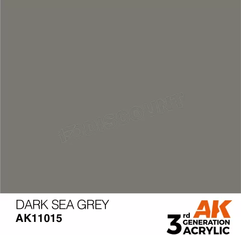 Photo de Ak Interactive Pot de Peinture - Dark Sea Grey (17 ml)