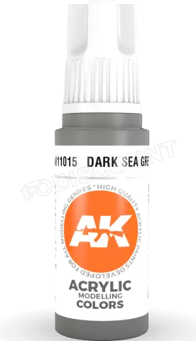 Photo de Ak Interactive Pot de Peinture - Dark Sea Grey (17 ml)