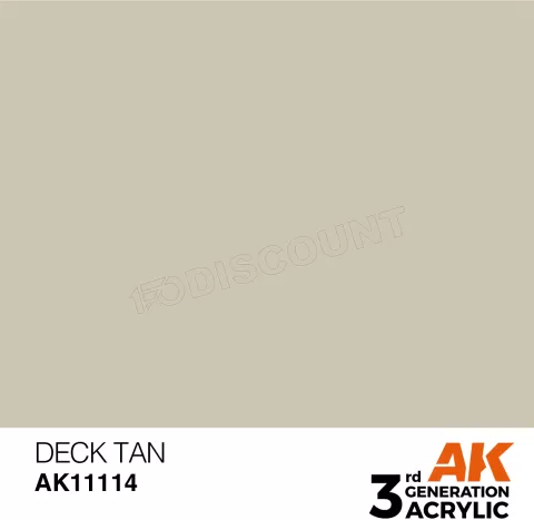Photo de Ak Interactive Pot de Peinture - Deck Tan (17 ml)