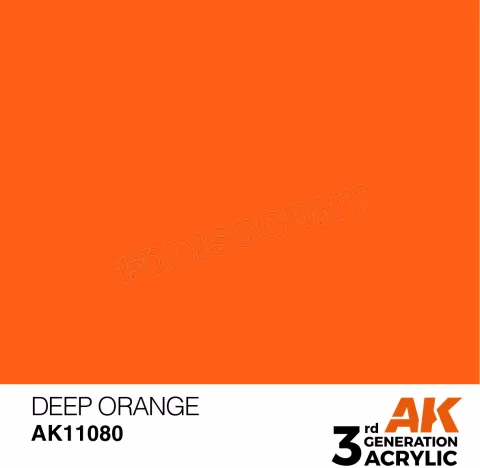 Photo de Ak Interactive Pot de Peinture - Deep Orange (17 ml)