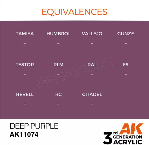 Photo de Ak Interactive  Pot de Peinture - Deep Purple (17 ml)