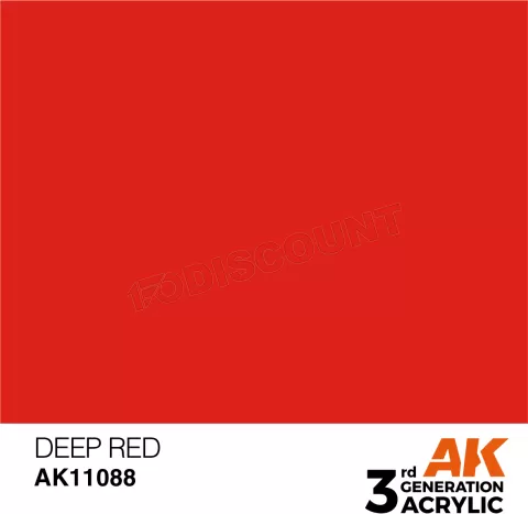 Photo de Ak Interactive  Pot de Peinture - Deep Red (17 ml)