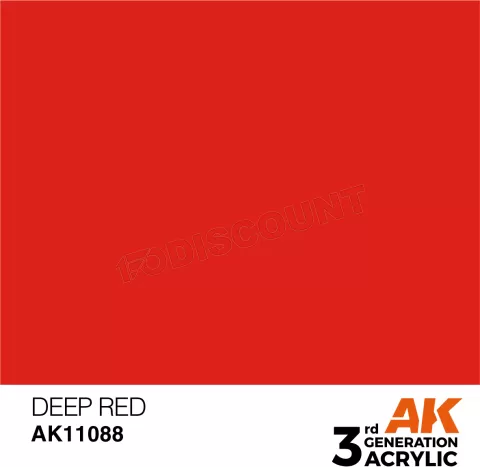 Photo de Ak Interactive Pot de Peinture - Deep Red (17 ml)