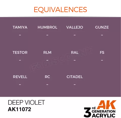 Photo de Ak Interactive  Pot de Peinture - Deep Violet (17 ml)