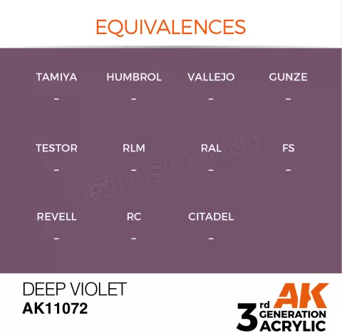 Photo de Ak Interactive Pot de Peinture - Deep Violet (17 ml)