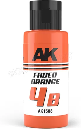 Photo de Ak Interactive Pot de Peinture Dual Exo - 4B Faded Orange (60 ml)