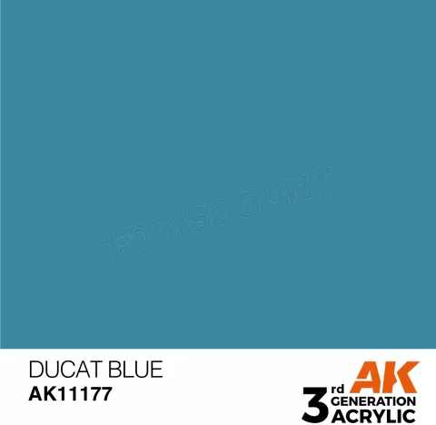 Photo de Ak Interactive Pot de Peinture - Ducat Blue (17 ml)