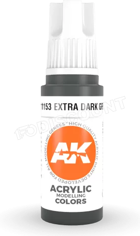 Photo de Ak Interactive Pot de Peinture - Extra Dark Green (17 ml)
