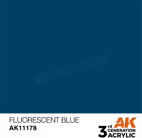 Photo de Ak Interactive Pot de Peinture - Fluorescent Blue (17 ml)