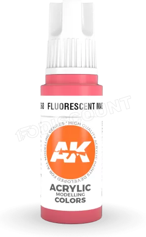 Photo de Ak Interactive Pot de Peinture - Fluorescent Magenta (17 ml)