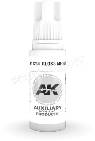 Photo de Ak Interactive Pot de Peinture - Gloss Medium (17 ml)