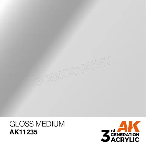 Photo de Ak Interactive  Pot de Peinture - Gloss Medium (17 ml)