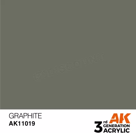 Photo de Ak Interactive Pot de Peinture - Graphite (17 ml)