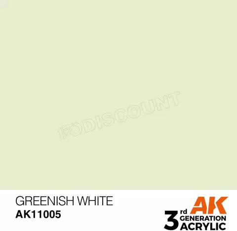 Photo de Ak Interactive Pot de Peinture - Greenish White (17 ml)