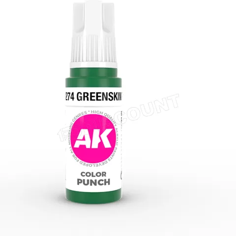 Photo de Ak Interactive Pot de Peinture - Greenskin Punch (17 ml)