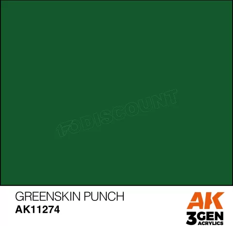 Photo de Ak Interactive Pot de Peinture - Greenskin Punch (17 ml)