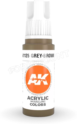 Photo de Ak Interactive Pot de Peinture - Grey-Brown (17 ml)