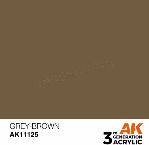 Photo de Ak Interactive Pot de Peinture - Grey-Brown (17 ml)