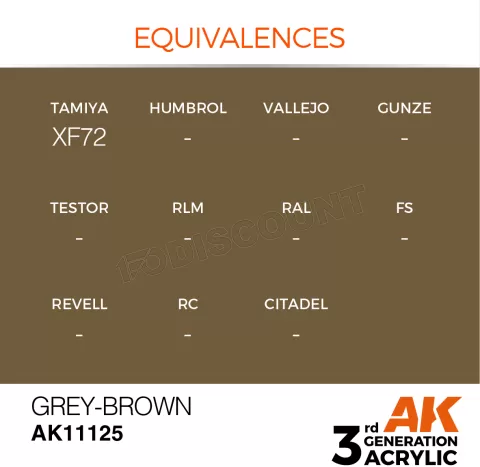 Photo de Ak Interactive Pot de Peinture - Grey-Brown (17 ml)