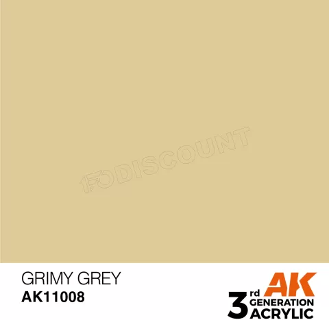 Photo de Ak Interactive  Pot de Peinture - Grimy Grey (17 ml)