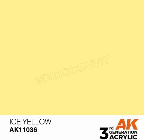 Photo de Ak Interactive  Pot de Peinture - Ice Yellow (17 ml)