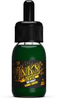 Photo de Ak Interactive  Pot de Peinture - Inks Camo Green (30 ml)