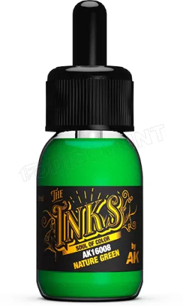 Photo de Ak Interactive Pot de Peinture - Inks Nature Green (30 ml)