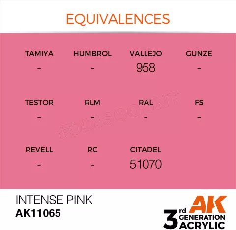 Photo de Ak Interactive Pot de Peinture - Intense Pink (17 ml)