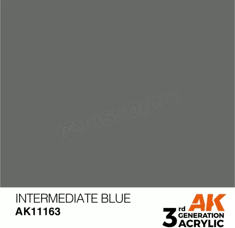 Photo de Ak Interactive Pot de Peinture - Intermediate Blue (17 ml)