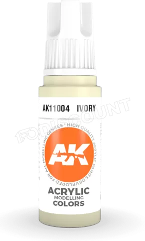 Photo de Ak Interactive Pot de Peinture - Ivory (17 ml)