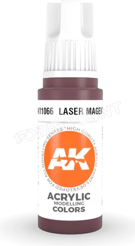 Photo de Ak Interactive Pot de Peinture - Laser Magenta(17 ml)
