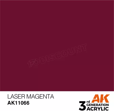 Photo de Ak Interactive Pot de Peinture - Laser Magenta(17 ml)