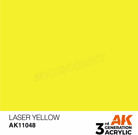 Photo de Ak Interactive Pot de Peinture - Laser Yellow (17 ml)