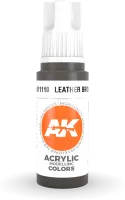 Photo de Ak Interactive  Pot de Peinture - Leather Brown (17 ml)