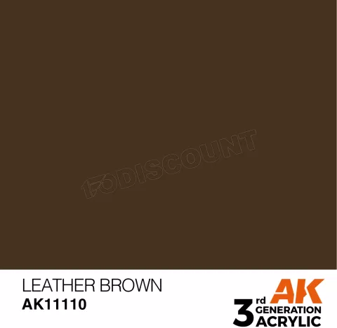 Photo de Ak Interactive Pot de Peinture - Leather Brown (17 ml)