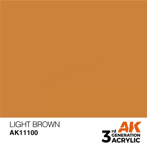 Photo de Ak Interactive  Pot de Peinture - Light Brown (17 ml)