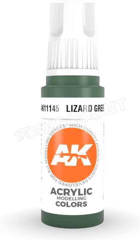 Photo de Ak Interactive Pot de Peinture - Lizard Green (17 ml)