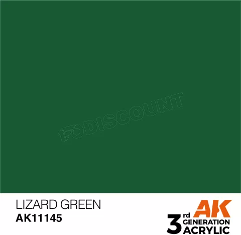 Photo de Ak Interactive Pot de Peinture - Lizard Green (17 ml)