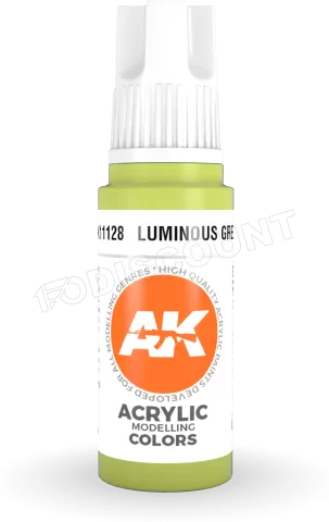 Photo de Ak Interactive Pot de Peinture - Luminous Green (17 ml)