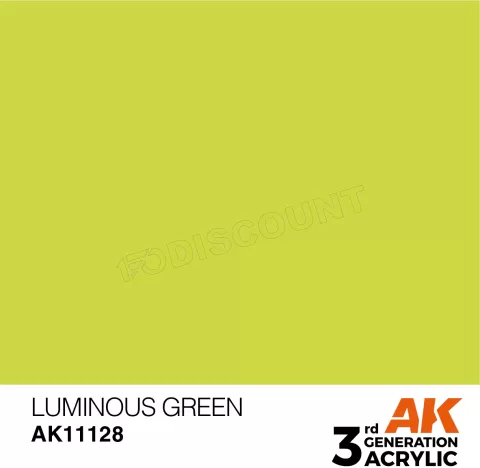 Photo de Ak Interactive Pot de Peinture - Luminous Green (17 ml)