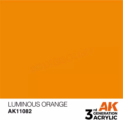 Photo de Ak Interactive  Pot de Peinture - Luminous Orange (17 ml)