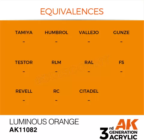Photo de Ak Interactive  Pot de Peinture - Luminous Orange (17 ml)