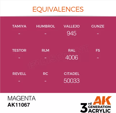 Photo de Ak Interactive Pot de Peinture - Magenta (17 ml)