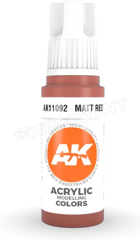 Photo de Ak Interactive Pot de Peinture - Matt Red (17 ml)